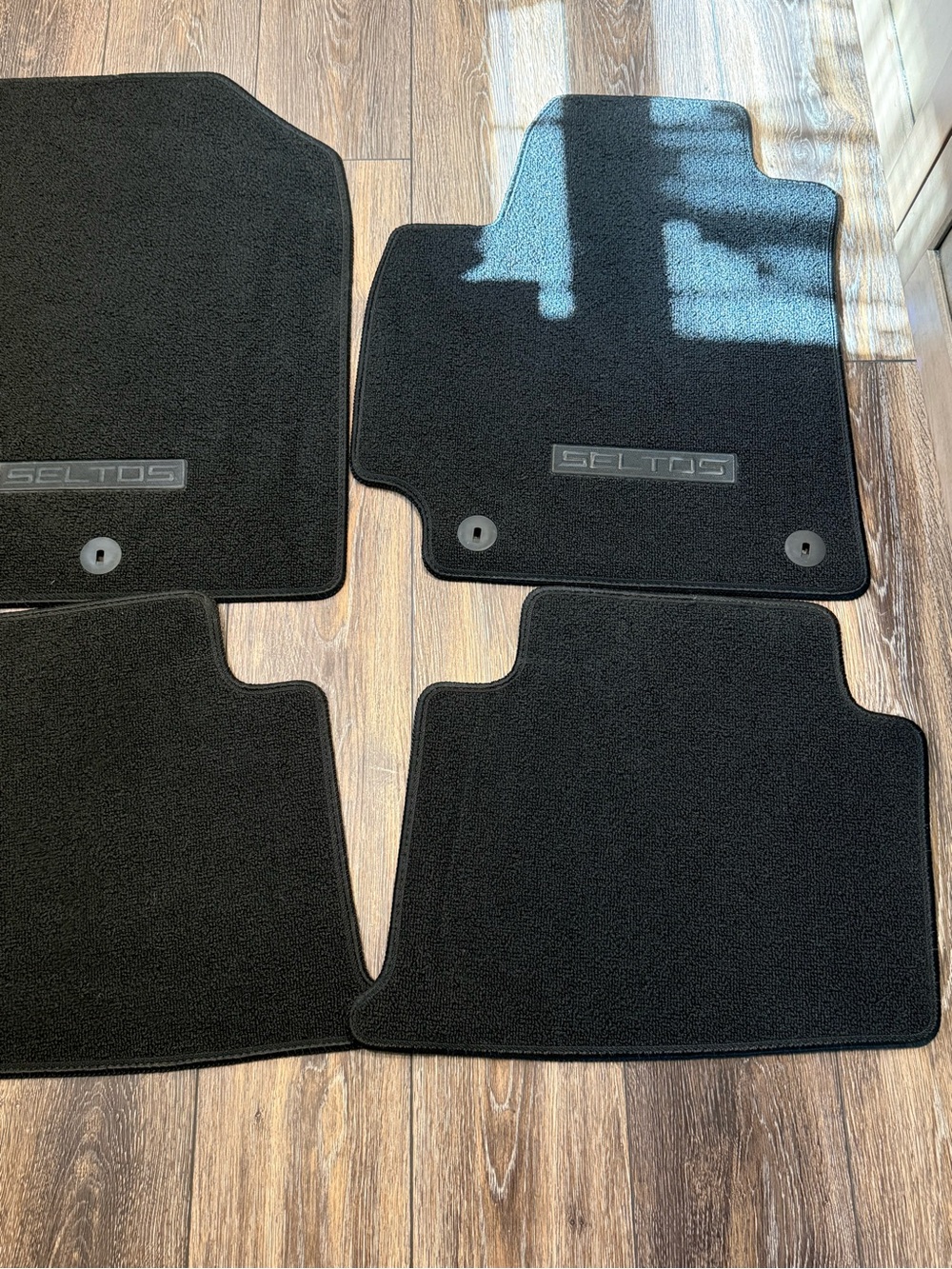 Black Carpet Floor Mats - Custom Fit